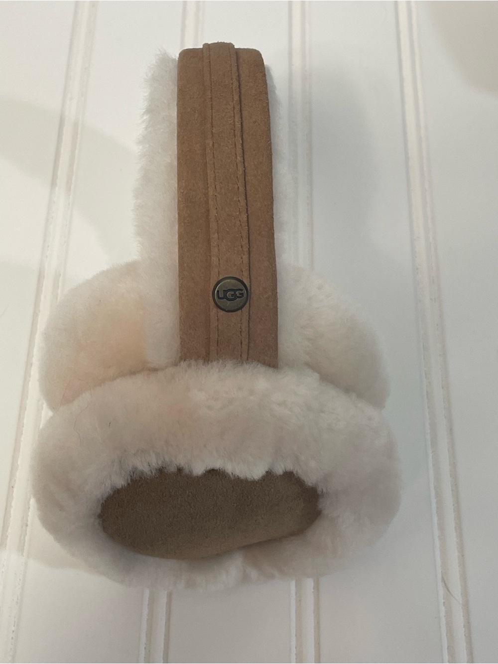 UGG Genuine Leather Tan Earmuff